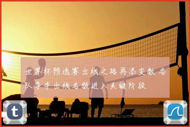 世界杯预选赛出线之路再添变数 各队争夺出线名额进入关键阶段